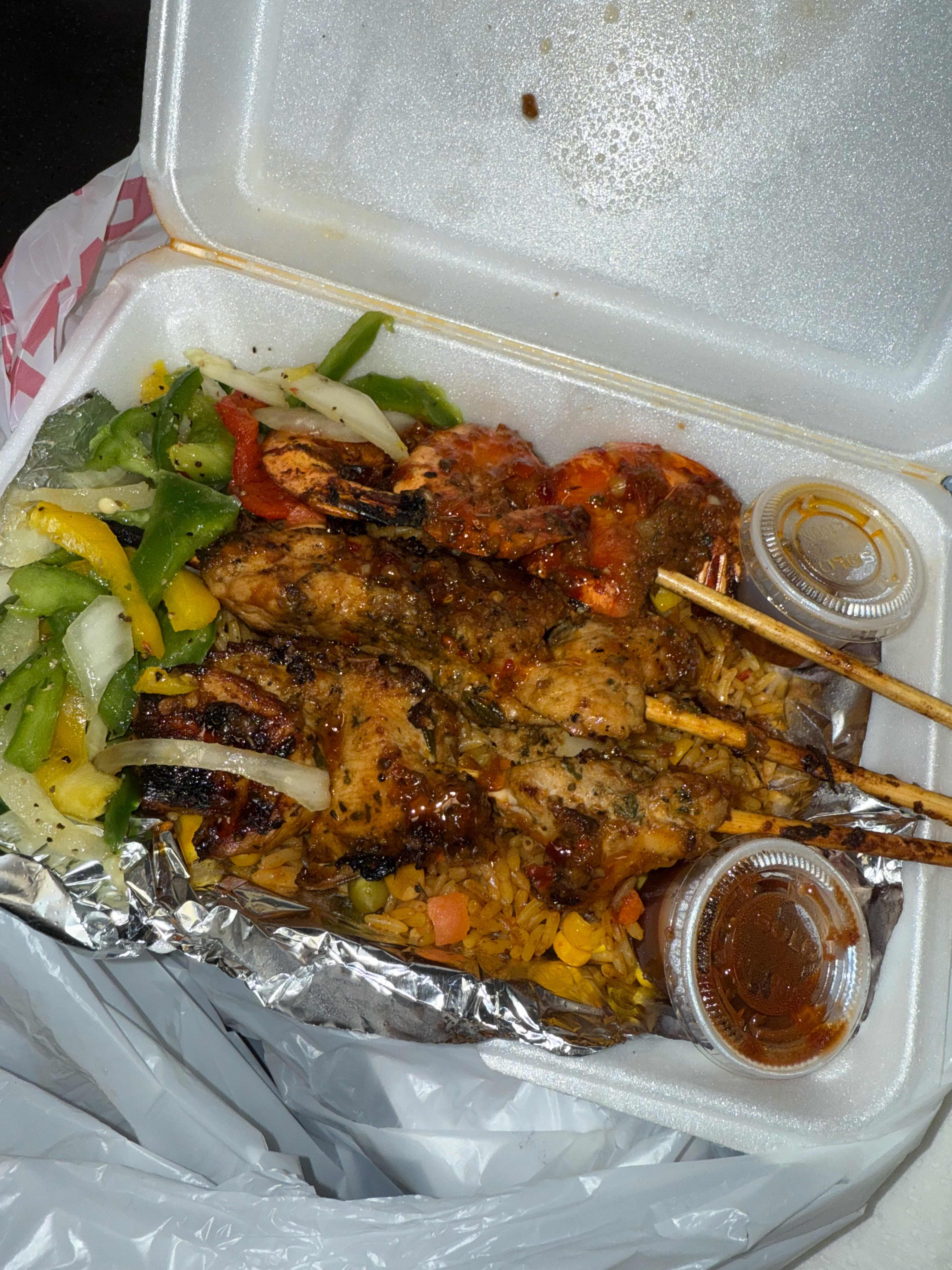 Signature jollof plate